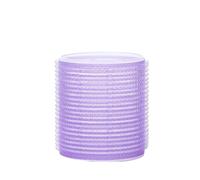 Rulos Pelo Rulos de pelo Jumbo con autoagarre, rizadores sin calor, volumen for cabello, herramientas estilismo DIY gancho y bucle autoadhesivo, 6 uds(Purple,25mm)
