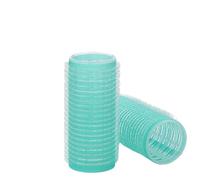 Rulos Pelo Rulos de pelo Jumbo con autoagarre, rizadores sin calor, volumen for cabello, herramientas estilismo DIY gancho y bucle autoadhesivo, 6 uds(Green,25mm)