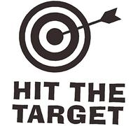 Ruluti Toilet Stickers 1 Set Hit The Target Toilet Sticker Grow in Dark WC Wall Sticker Decal Toilet Seat Sticker