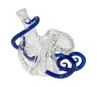 Rum Edition - Botella de pulpo 3D | 300 ml de vidrio temático de mar profundo sin , soporte para vino de pulpo - para el hogar, bar, cocina, , reunión social, refresco, whisky y licor