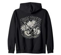 Rum Riffs Guitarra Tentáculo Pirata Sudadera con Capucha