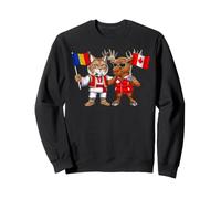 rumanas Canadiense Bandera Rumania Canadá Sudadera