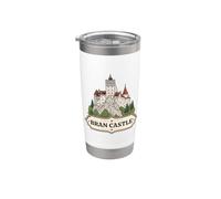 Rumania Castillo de Bran Vaso térmico de acero inoxidable de doble pared