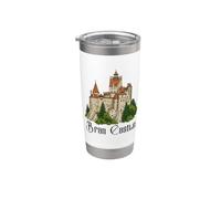 Rumania Castillo de Bran Vaso térmico de acero inoxidable de doble pared