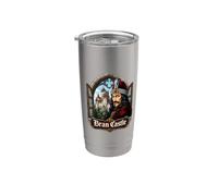 Rumania Castillo de Bran Vaso térmico de acero inoxidable de doble pared
