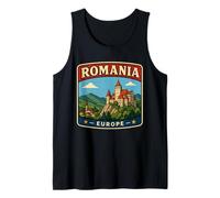 Rumania Familia Viaje Patria Rumania Vacaciones Camiseta sin Mangas