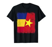 Rumania Vietnam Media Bandera Rumana Vietnamita Historia Camiseta