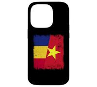 Rumania Vietnam Media Bandera Rumana Vietnamita Historia Carcasa para iPhone 14 Pro