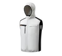 RUMAOZIA Chaleco refrigerante para hombre, chaqueta de refrigeración para hombre, chaleco de trabajo con capucha, ropa con aire acondicionado, chaleco de refrigeración para hielo, chaleco deportivo