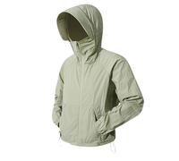 RUMAOZIA Chaqueta de verano ligera para mujer y hombre, deportiva, chaqueta softshell con capucha, protección solar de colores, chaqueta de primavera con capucha, anti-UV, aire acondicionado, sudadera