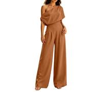 RUMAOZIA Mono de mujer elegante y festivo largo mono para boda de pierna ancha monos de algodón y lino traje de pantalón de negocios sin mangas de una pieza entallado ligero y aireado mono de verano