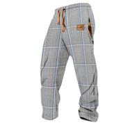 RUMAOZIA Pantalones medievales para hombre, retro, piratas, con cordones, para el tiempo libre, pantalones de verano, largos, con bolsillos, cintura elástica, informales, para días de la semana