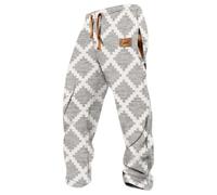 RUMAOZIA Pantalones medievales para hombre, retro, piratas, con cordones, para el tiempo libre, pantalones de verano, largos, con bolsillos, cintura elástica, informales, para días de la semana