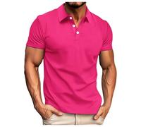 RUMAOZIA Polo para hombre de manga corta transpirable, camisas polo con cuello en V, camisa polo con solapa, polo para golf, polo polo, polo básico, camisetas de golf informales, camisetas casuales