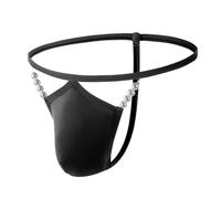 RUMAOZIA Tanga para hombre, cintura alta, ropa interior, tanga, sexy, tanga, tanga, tanga, tanga, tanga, tanga, tanga sexy para hombre, Negro , XL