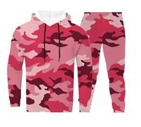 RUMAOZIA Traje de camuflaje militar para hombre, sudadera con capucha y pantalones, uniforme del ejército, disfraz de soldado de camuflaje, 2 unidades, sudadera con capucha y pantalones de jogging
