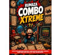 RUMAZA COMBO - Volume 7: Pente avec Vue (Misión 007): Livre de jeux de logique mixtes pour adultes : sudoku, mots mêlés, mots croisés, labyrinthes, ... hashi et plus. 3 zones, solutions incluses.