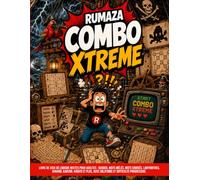 RUMAZA COMBO - Volume 8: Montagne Normalisée (Misión 008): Livre de jeux de logique mixtes pour adultes : sudoku, mots mêlés, mots croisés, ... avec solutions et difficulté progressive.