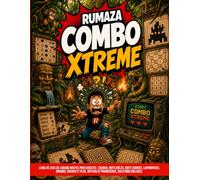 RUMAZA COMBO - Volume 9: Dernier Coup (Misión 009): Livre de jeux de logique mixtes pour adultes : sudoku, mots mêlés, mots croisés, labyrinthes, ... Difficulté progressive, solutions incluses.