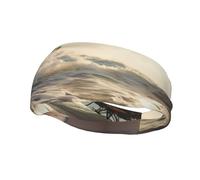 Rumbling Ocean Palm Trees - Diadema deportiva para hombres y mujeres, banda deportiva para tenis, baloncesto, correr, gimnasio