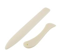 Rumgug 2Pcs Plegadera para Doblar Papel, Carpeta Hueso de Imitación Papel Creaser de Papel Set de Bone Folder Herramienta, Plegadora Scrapbooking Marcador de Pliegues de Plegado para Manualidades DIY