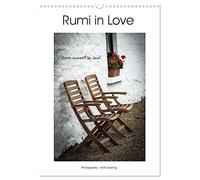 Rumi in Love (Wall Calendar 2026 DIN A3 portrait), CALVENDO 12 Month Wall Calendar: Rumi poetry with Irish images on the theme of love