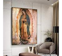 Rumlly El día de la Virgen de Guadalupe en México, pintura en lienzo, carteles famosos, impresiones, imágenes artísticas de pared para decoración para sala de estar, 80x120cm, sin marco
