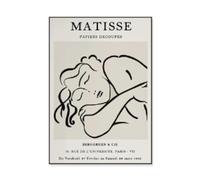 Rumlly Picasso Matisse - Cuadro abstracto minimalista para pared, lienzo, decoración de pared, cuadros nórdicos para sala de estar, póster de 70 x 100 cm, sin marco