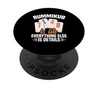 Rummikub Azulejos Jugador Todo Juego Rey Rummikub PopSockets PopGrip Adhesivo