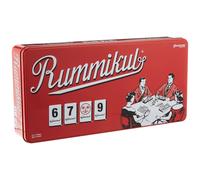 Rummikub en lata retro: el juego de rummy original de Pressman Red 5