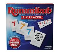 Rummikub Six Player Edition - El clásico juego de azulejos de Rummy - ¡Más fichas y más jugadores para más diversión! por Pressman , azul