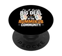 Rummikub Tiles Jugador de Juego Un Gran Trato Rey Rummikub PopSockets PopGrip Adhesivo