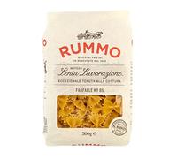 Rummo Farfalle Pasta No.85 - Elegante pasta de mariposa italiana, hecha para platos ligeros y sabrosos, 500 g (paquete de 1)