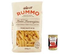 Rummo Penne rigate N. 66 – Pastas de sémola de trigo duro (500 g, 500 g)