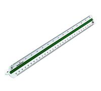 Rumold 150KE - Escalímetro de plástico (30 cm), color blanco