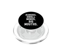 Rumores Mentes pequeñas Bocas Grandes Hombres ingeniosos Mujeres PopSockets PopGrip para MagSafe