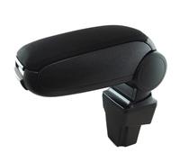 Rumplex Reposabrazos central para coche, organizador de consola central, caja para reposabrazos compatible con Renault Express 2021 + compartimento de almacenamiento textil negro