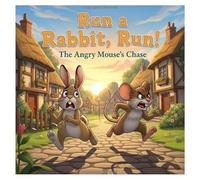 Run A Rabbit Run and Angry Mouse chase: Heartwarming Animal Tales from the Village: A Cute Watercolor Storybook of Friendship, Kindness, and Fun Adventures for Kids Ages 3-7