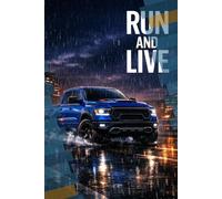 RUN AND LIVE - Urban Storm Edition: Power Truck Racing Notebook - 6x9 Lined Journal for Strength and Speed