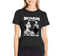 Run Darling There’s Booze At Finish Line Absolutely Fabulous T-Shirt