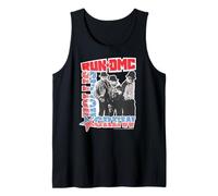 RUN DMC Hollis Crew Azul Hip Hop Música Clásico Camiseta sin Mangas