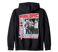RUN DMC Hollis Crew Azul Hip Hop Música Clásico Sudadera con Capucha