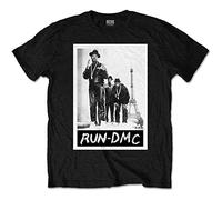 Run Dmc - T-Shirt # L Black Unisex # Paris Photo