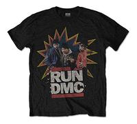 Run Dmc - T-Shirt # Xxl Black Unisex # Pow!