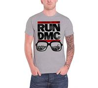 Run Dmc - T-Shirt # Xxl Grey Unisex # Glasses NYC