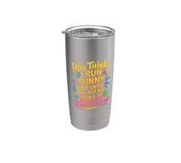 Run Funny Wait Until You See Me Walk Tomorrow - Vaso térmico de acero inoxidable de doble pared