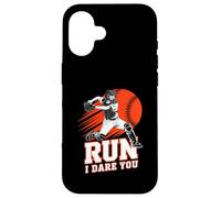Run I Dare You Baseball Go Ahead & Run I Dare You To Run On Carcasa para iPhone 16