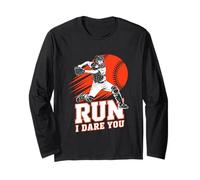 Run I Dare You Baseball Go Ahead & Run I Dare You To Run On Manga Larga