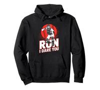Run I Dare You Baseball Go Ahead & Run I Dare You To Run On Sudadera con Capucha