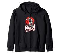 Run I Dare You Baseball Go Ahead & Run I Dare You To Run On Sudadera con Capucha